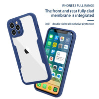 Full-Cover Clear Shockproof Phone Case with Lens & Screen Guard – 1+1 FREE-Black-IPhone 13Pro Max-State of Style