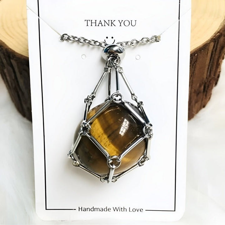Chain with Crystal Holder Pendant – CrystalGuard