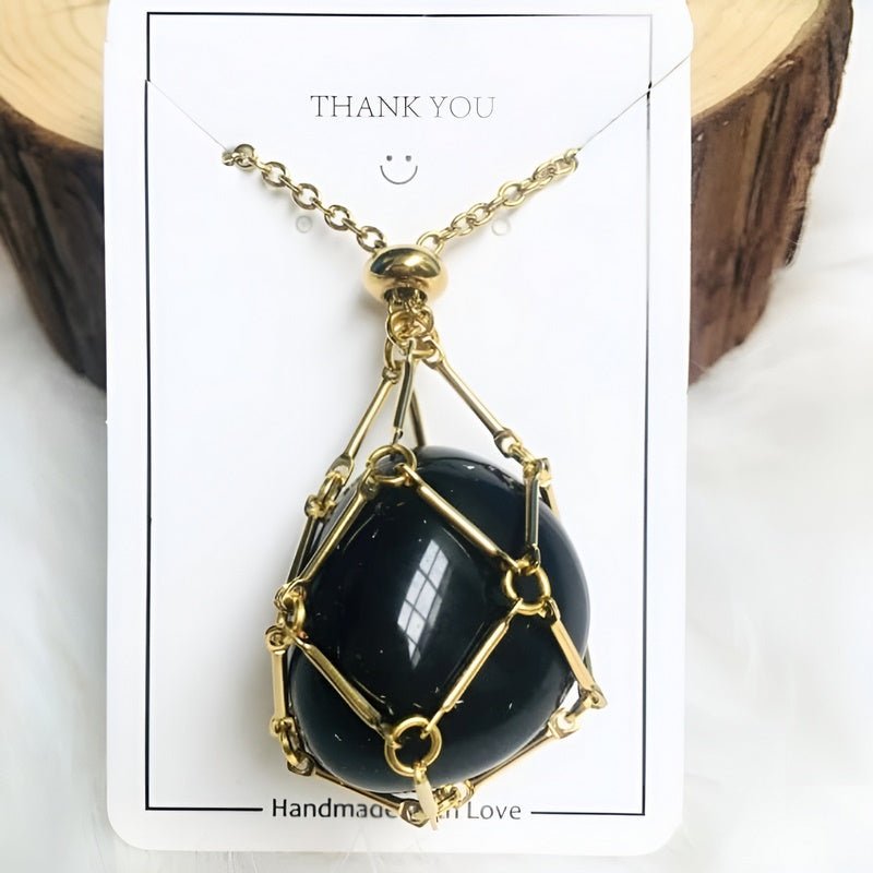 Chain with Crystal Holder Pendant – CrystalGuard