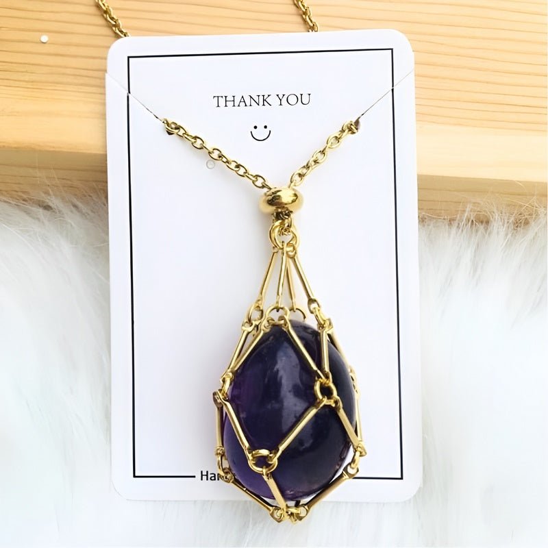 Chain with Crystal Holder Pendant – CrystalGuard
