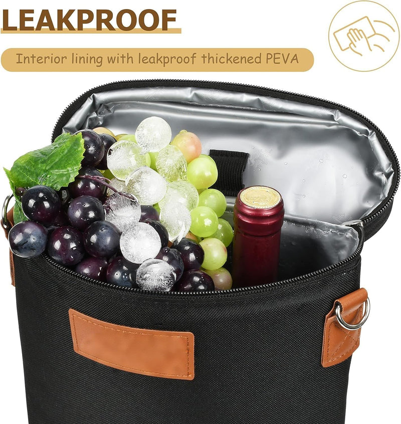 Insulated Double Wine Bottle Carrying Bag – Buy 1, Get 1 FREE – ChillMate