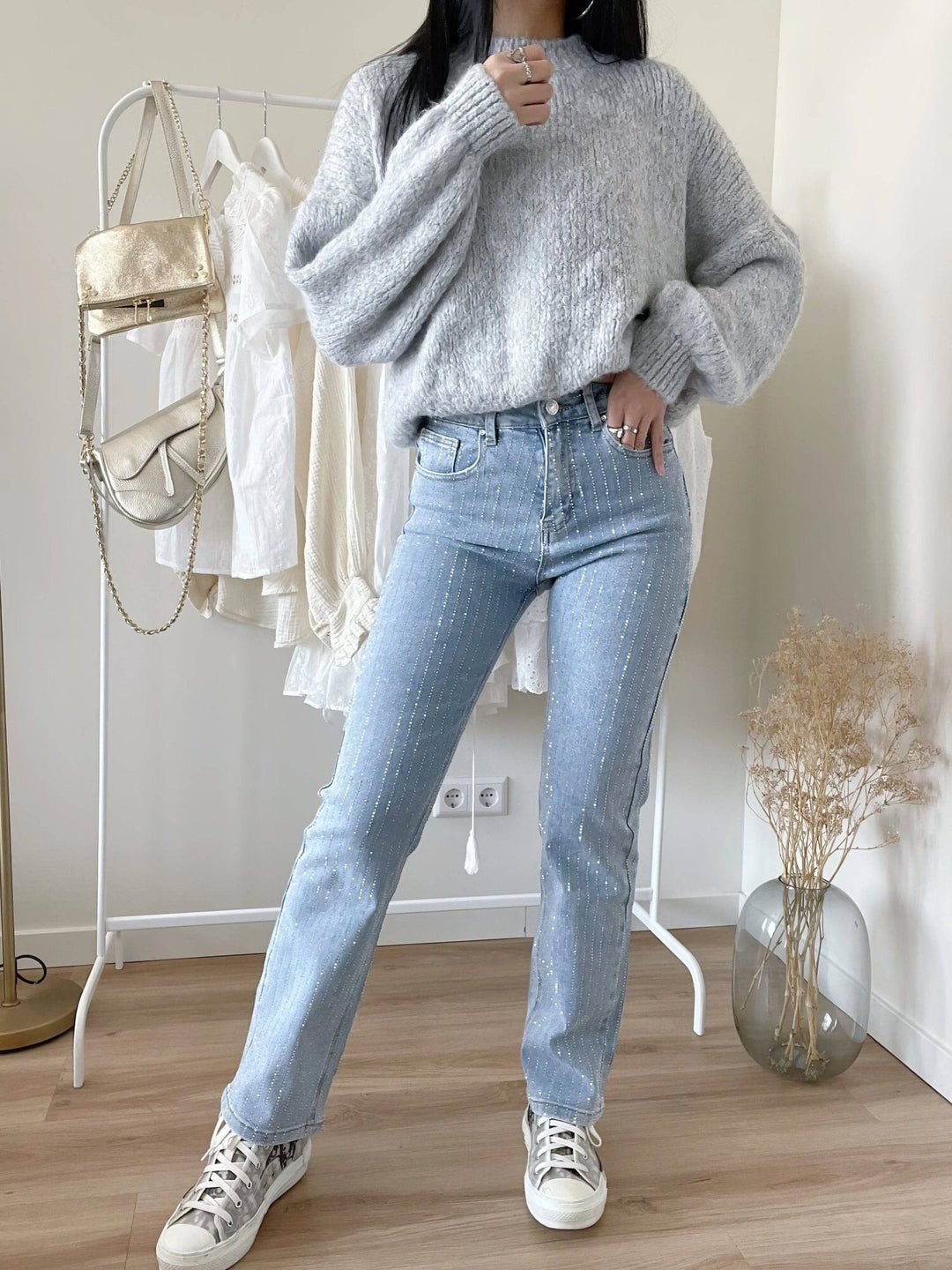 Dame glimmerjeans til et strålende look - Jade