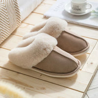 Luxe Faux Suede Women's Slippers - Celine