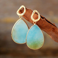 Tropical Amazonite Earrings - Amara