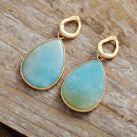 Tropical Amazonite Earrings - Amara