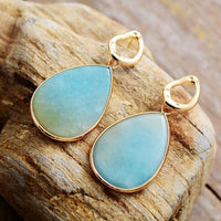 Tropical Amazonite Earrings - Amara
