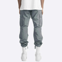 Graue Cargohose Herren, Baumwolle, Taschen, lässig, Streetwear, modisch, bequem, urban.