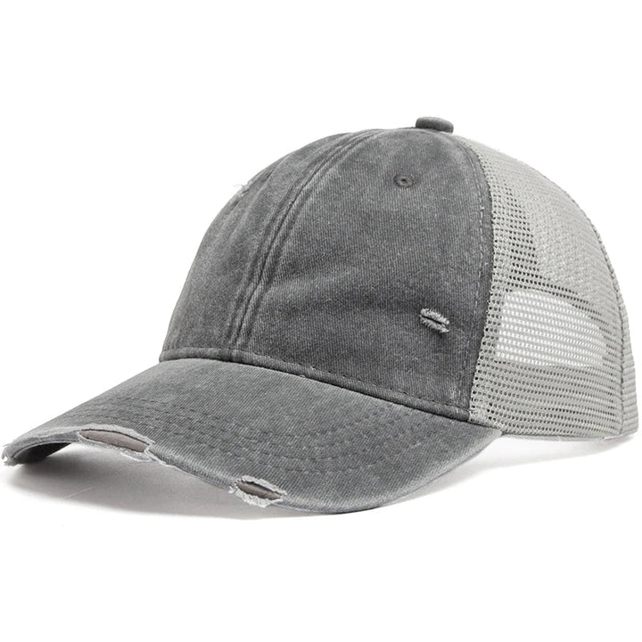 Cap with Braid Opening & Mesh Design – Buy 1, Get 1 Free – Liora