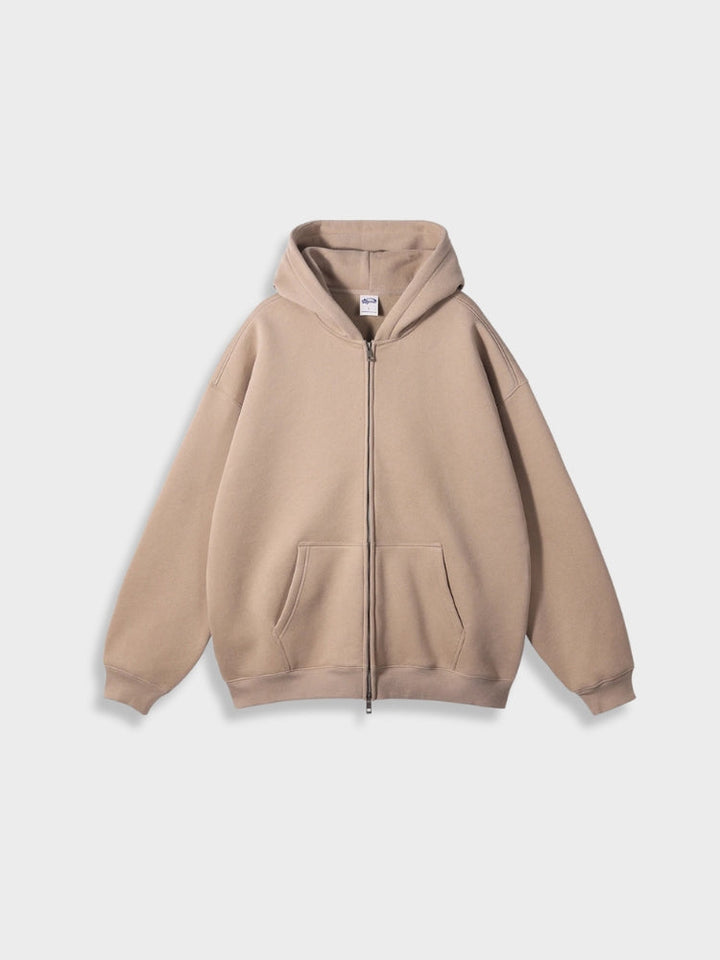 Oversized Cardigan with Zipper - Ava