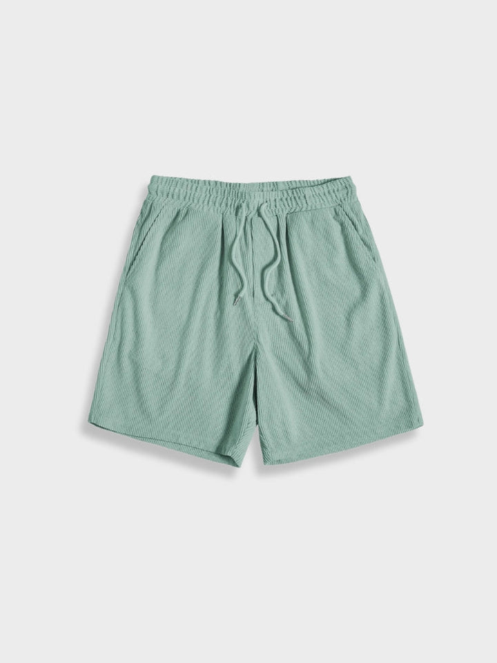 Pantalones cortos de pana para hombre con cierre de botón – Sven