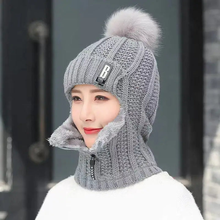 Balaclava de punto para mujer - Amara