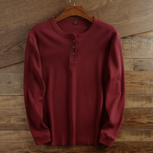 Men's Shirt with Waffle Texture - Mason