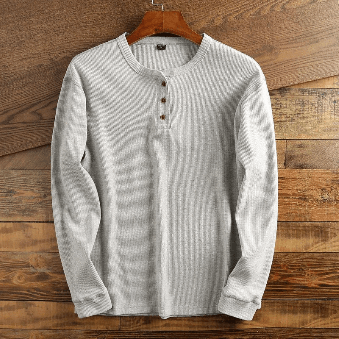 Men's Shirt with Waffle Texture - Mason
