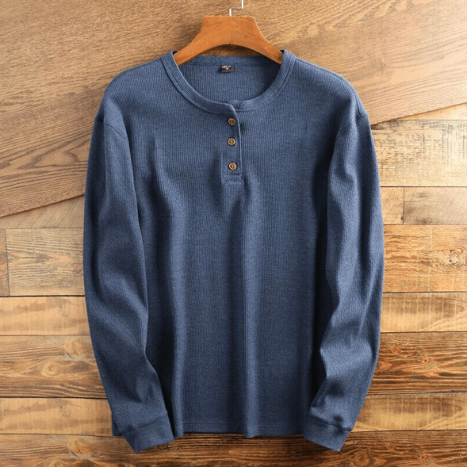 Men's Shirt with Waffle Texture - Mason