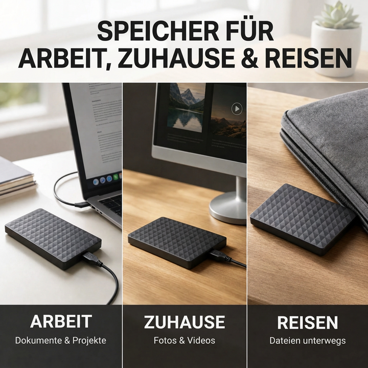 External 10TB HDD – Portable USB 3.0 Hard Drive for Files and Backups