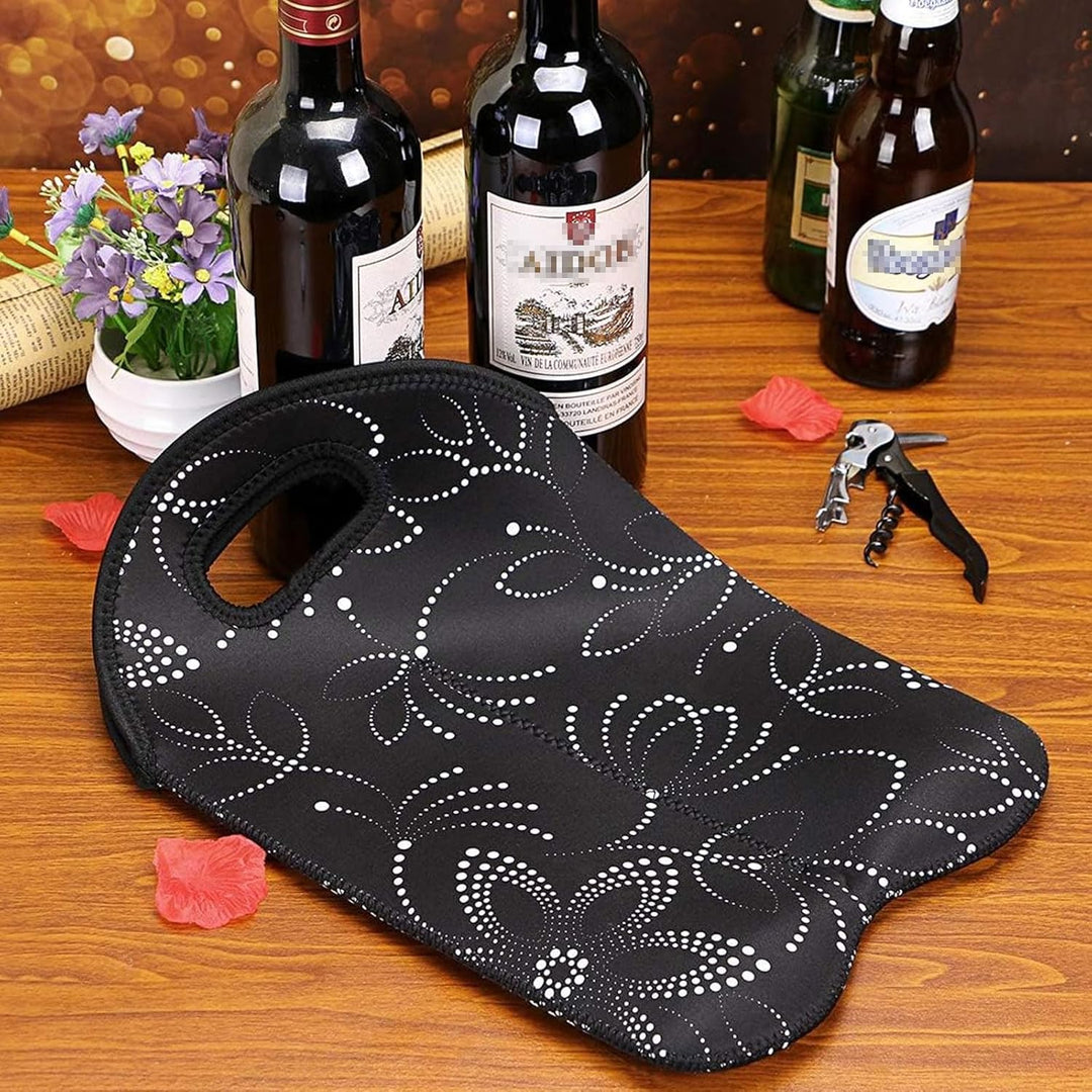 Insulated Double Bottle Wine Carrying Bag