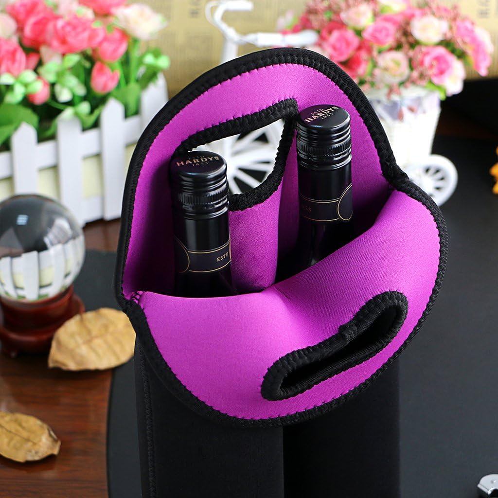Insulated Double Bottle Wine Carrying Bag