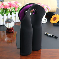 Insulated Double Bottle Wine Carrying Bag