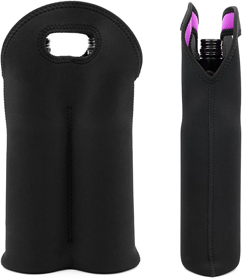 Insulated Double Bottle Wine Carrying Bag