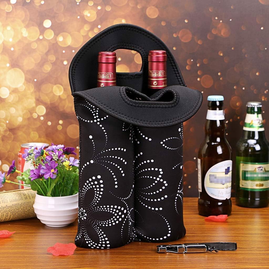 Insulated Double Bottle Wine Carrying Bag