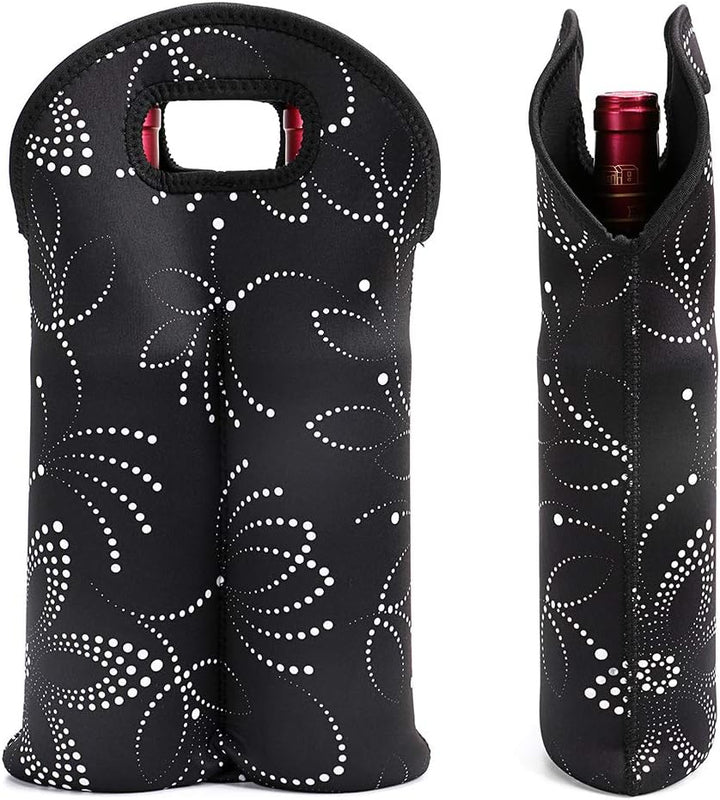 Insulated Double Bottle Wine Carrying Bag