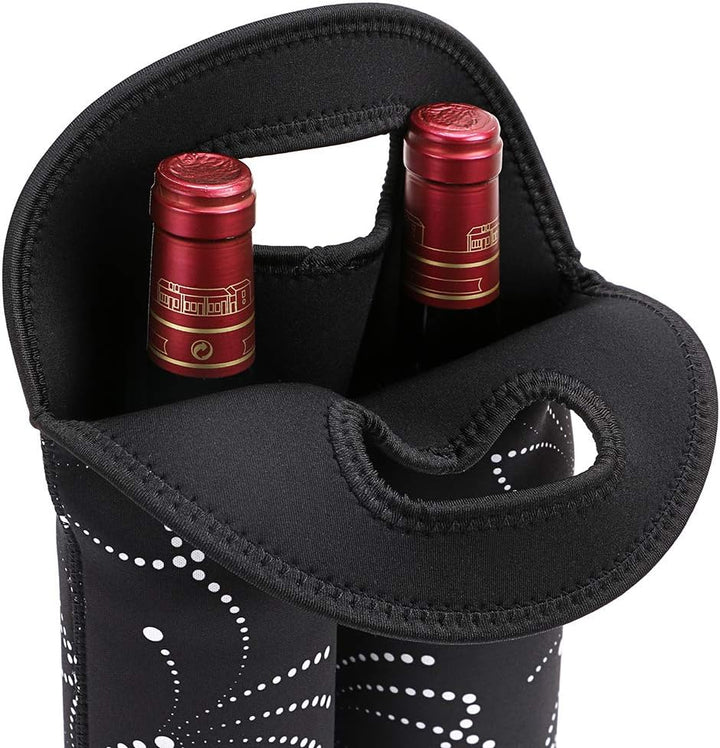 Insulated Double Bottle Wine Carrying Bag