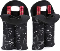 Insulated Double Bottle Wine Carrying Bag