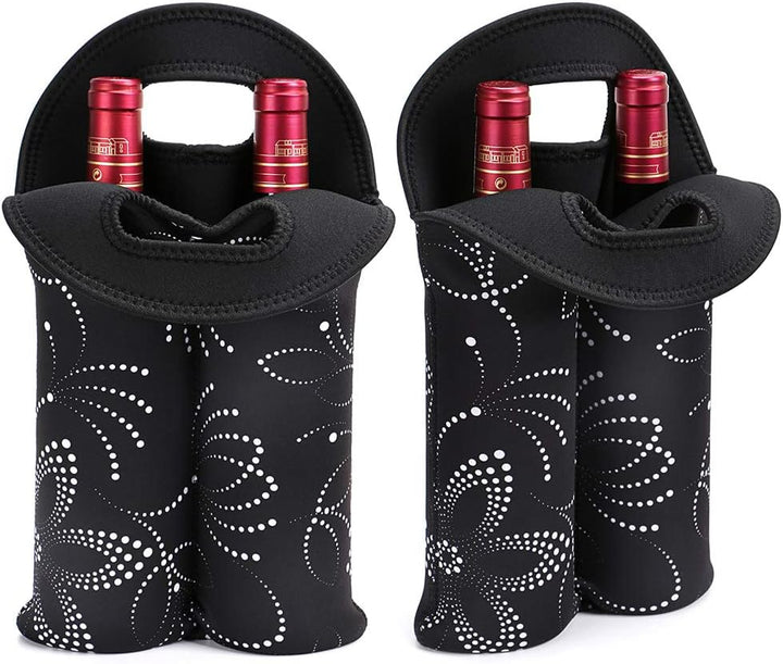 Insulated Double Bottle Wine Carrying Bag
