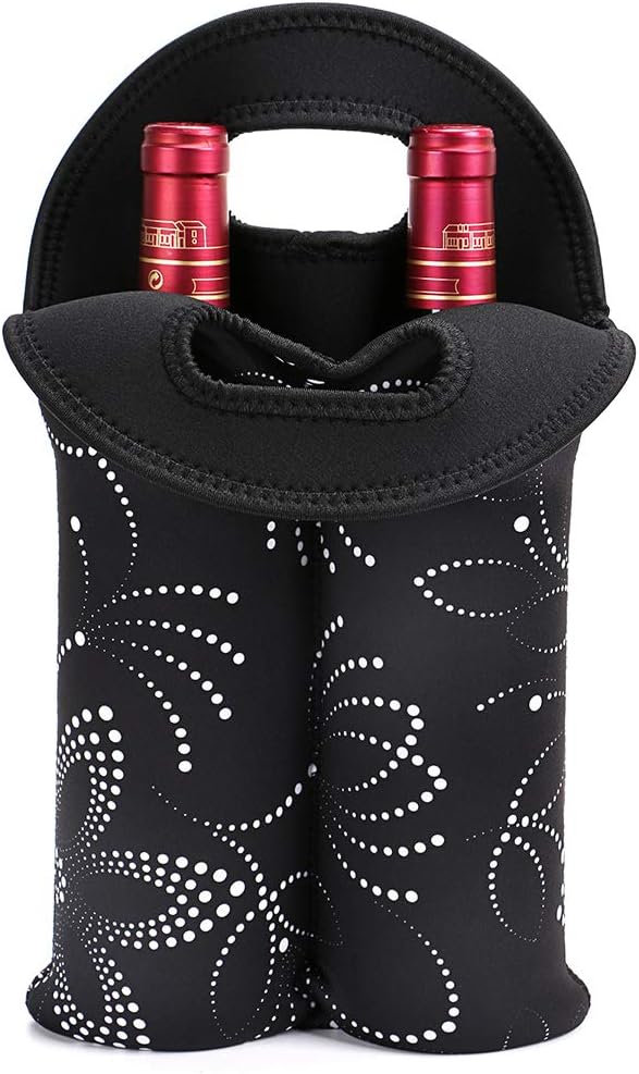 Insulated Double Bottle Wine Carrying Bag
