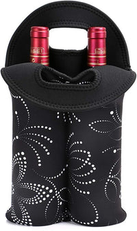 Insulated Double Bottle Wine Carrying Bag