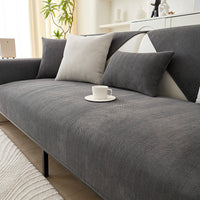 Chenille bank protector with herringbone texture – VeluraShield