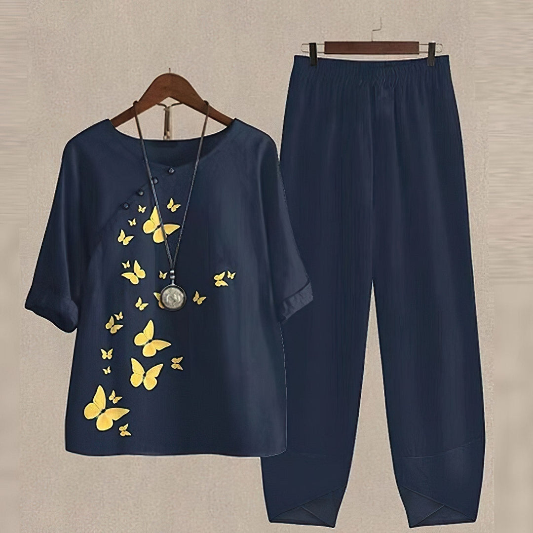 Elegant 2-Piece Spring and Summer Set - LenaDuo