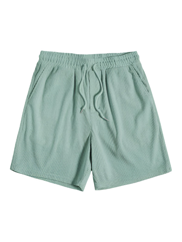 Trendy Men's Summer Set with Stripe Look - Beach Style