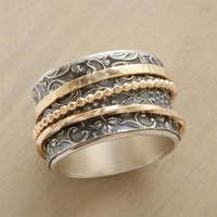 Gold and Silver Antique Ring – Elvira