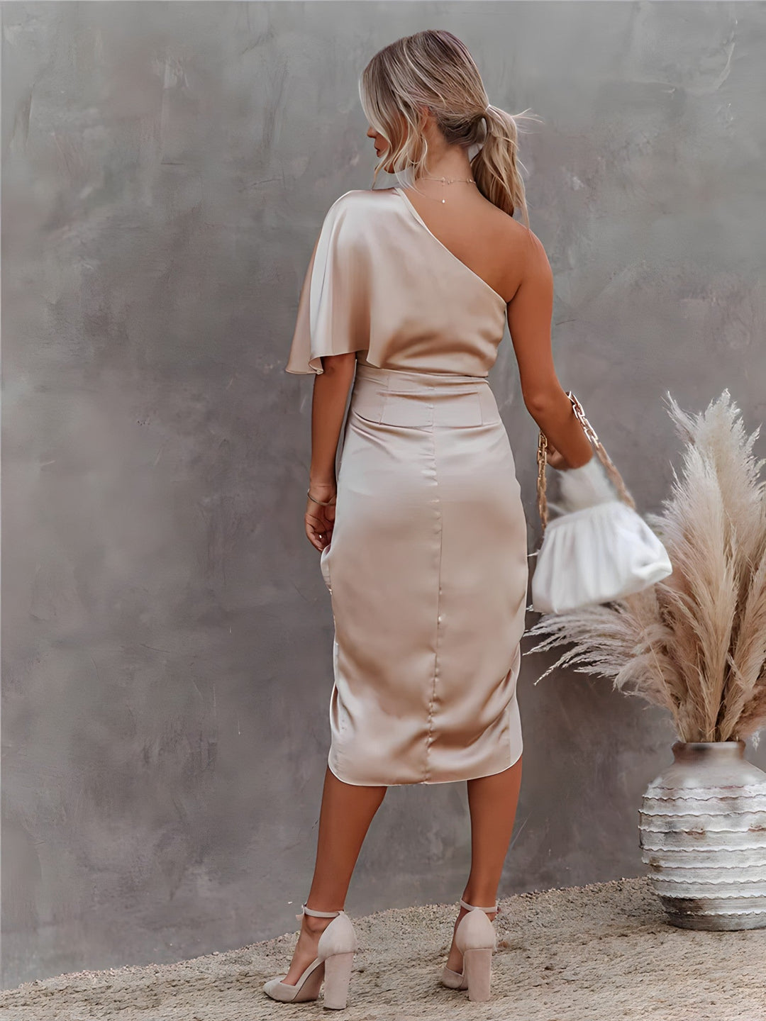 Cocktailkleid mit Einem Schulter - Valeria