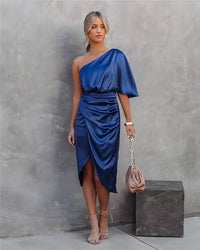 Cocktailkleid mit Einem Schulter - Valeria