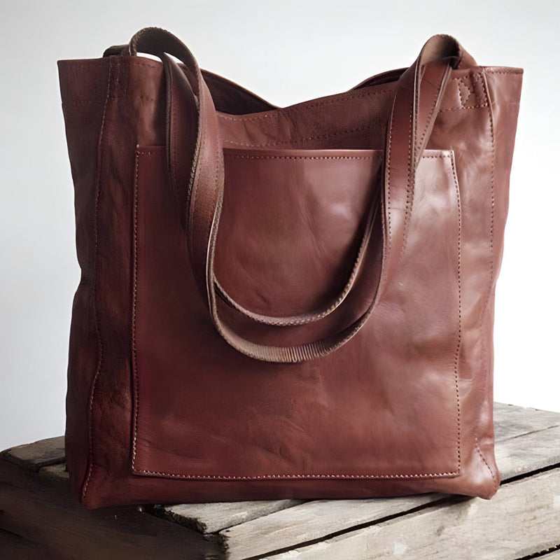 Stylish Leather Women's Handbag - Sophie