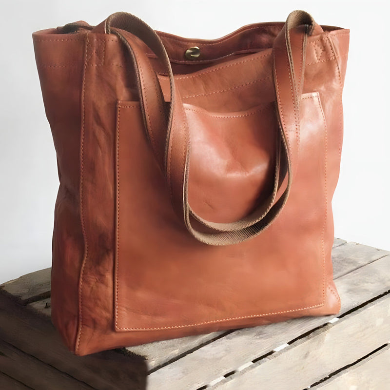 Stylish Leather Women's Handbag - Sophie