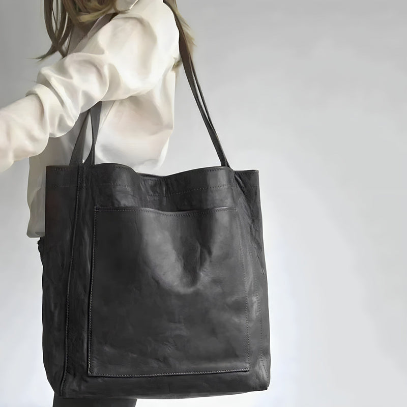 Stylish Leather Women's Handbag - Sophie