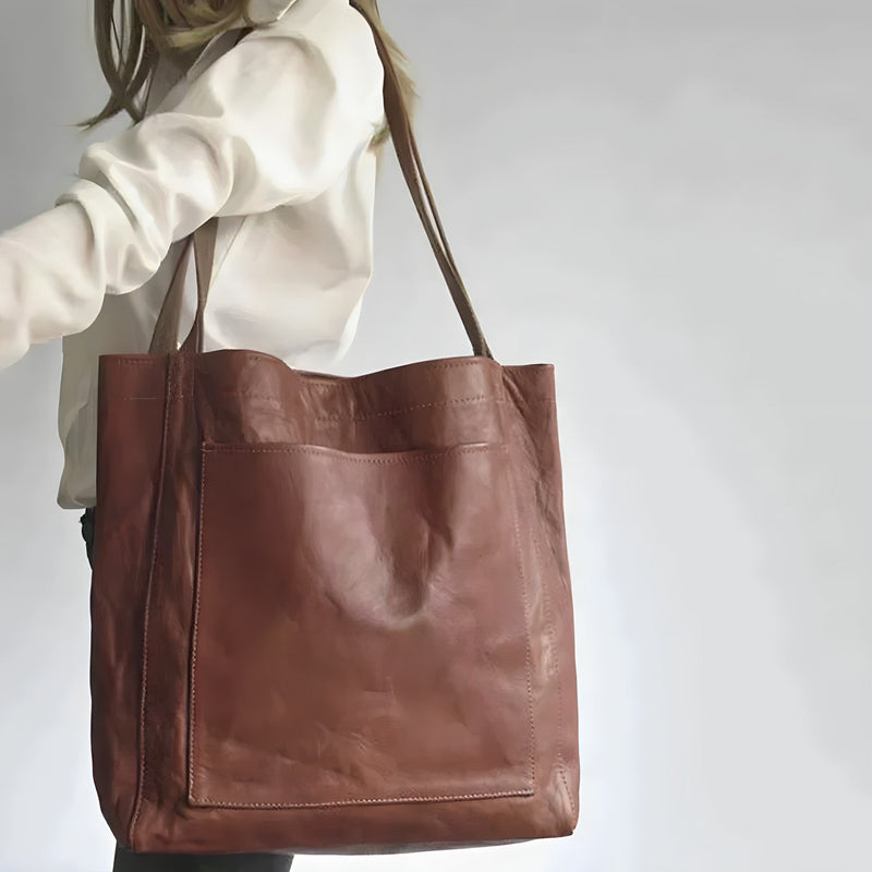 Stylish Leather Women's Handbag - Sophie