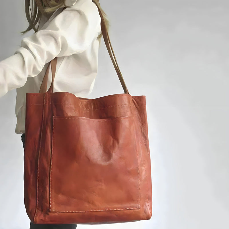 Stylish Leather Women's Handbag - Sophie
