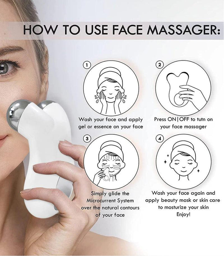Masajeador facial de microcorriente – FirmGlow