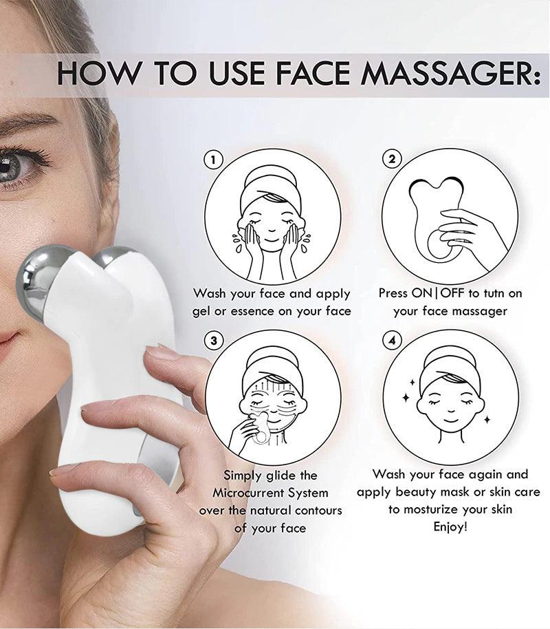 Masajeador facial de microcorriente – FirmGlow