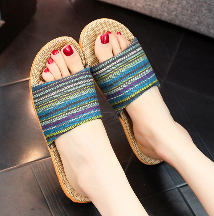 Fargerike dame Boho badesko – Livia