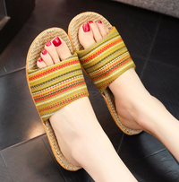 Fargerike dame Boho badesko – Livia