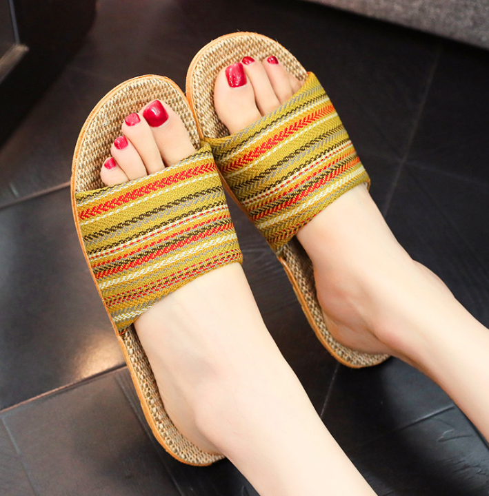 Fargerike dame Boho badesko – Livia
