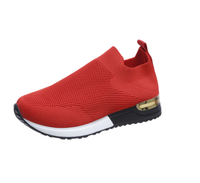 BlissWalk Comfort | Ergonomic Women's Slip-On Sneakers with Cushioned Heel