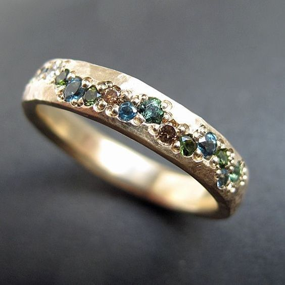 Vintage Golden Colorful Ring – Lysanne