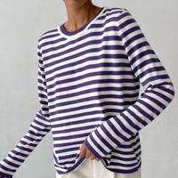 Elegant Striped T-Shirt Made of Lightweight Fabric - StripesLight