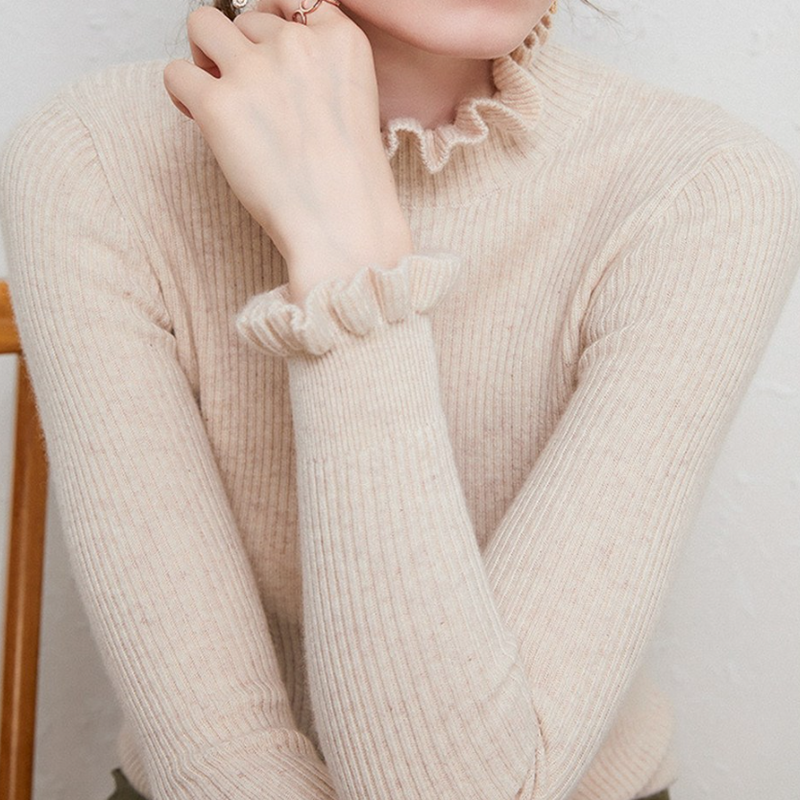 Comfortable Women's Cashmere Turtleneck Sweater – Aurélie